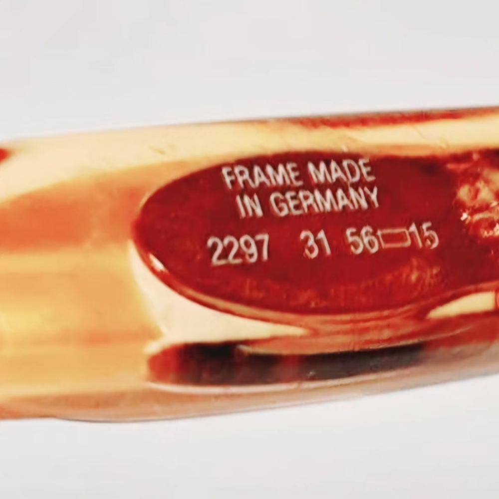 Christian Dior Optyl vintage 80's Frame RARE Amber made in Germany. - Picture 5 of 10